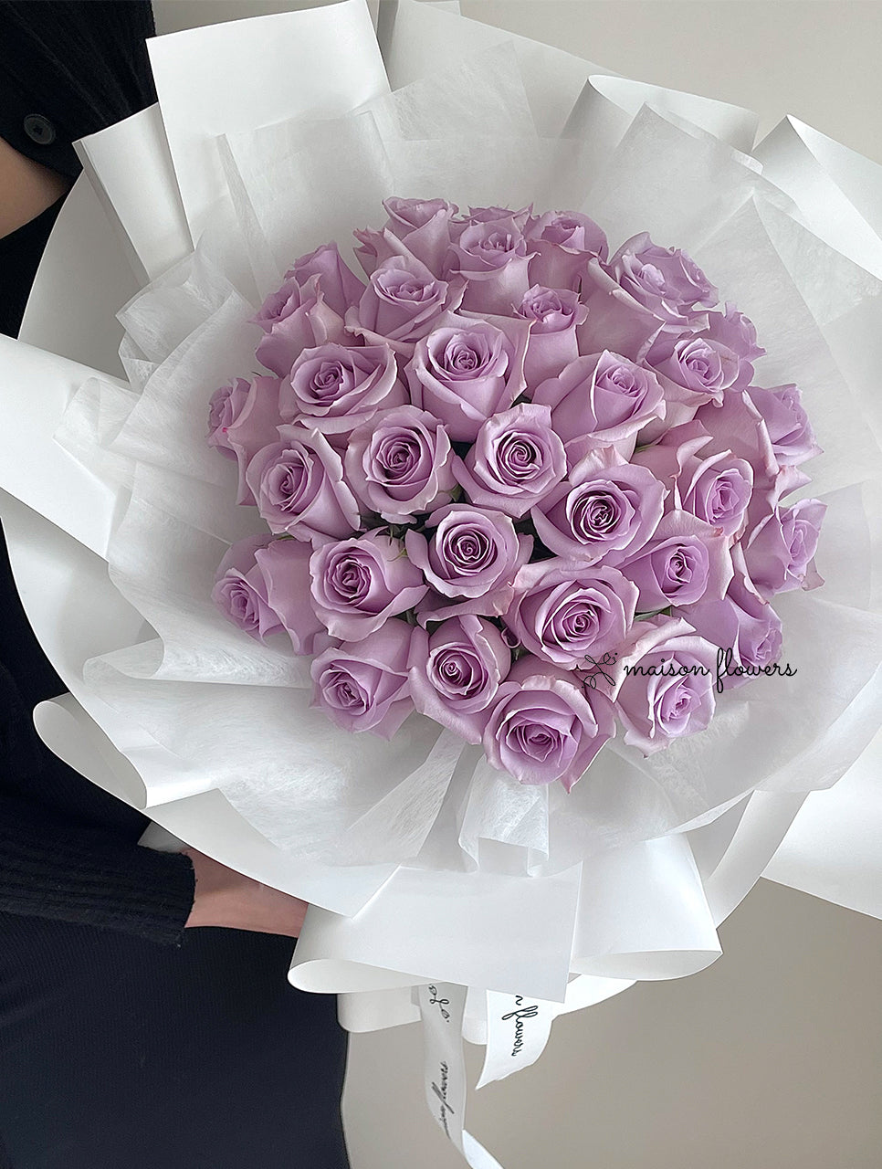紫玫瑰花束