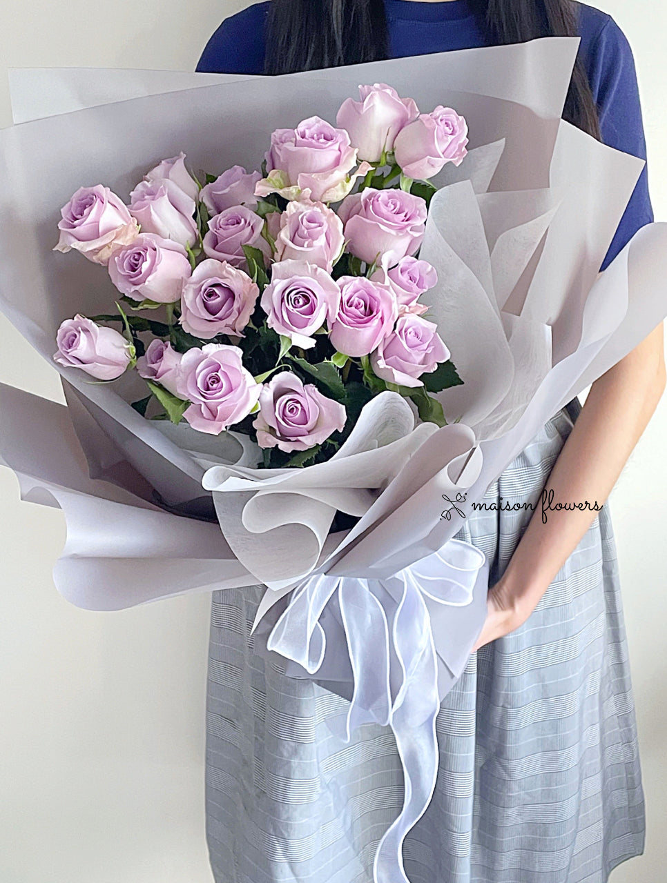紫玫瑰花束, purple rose