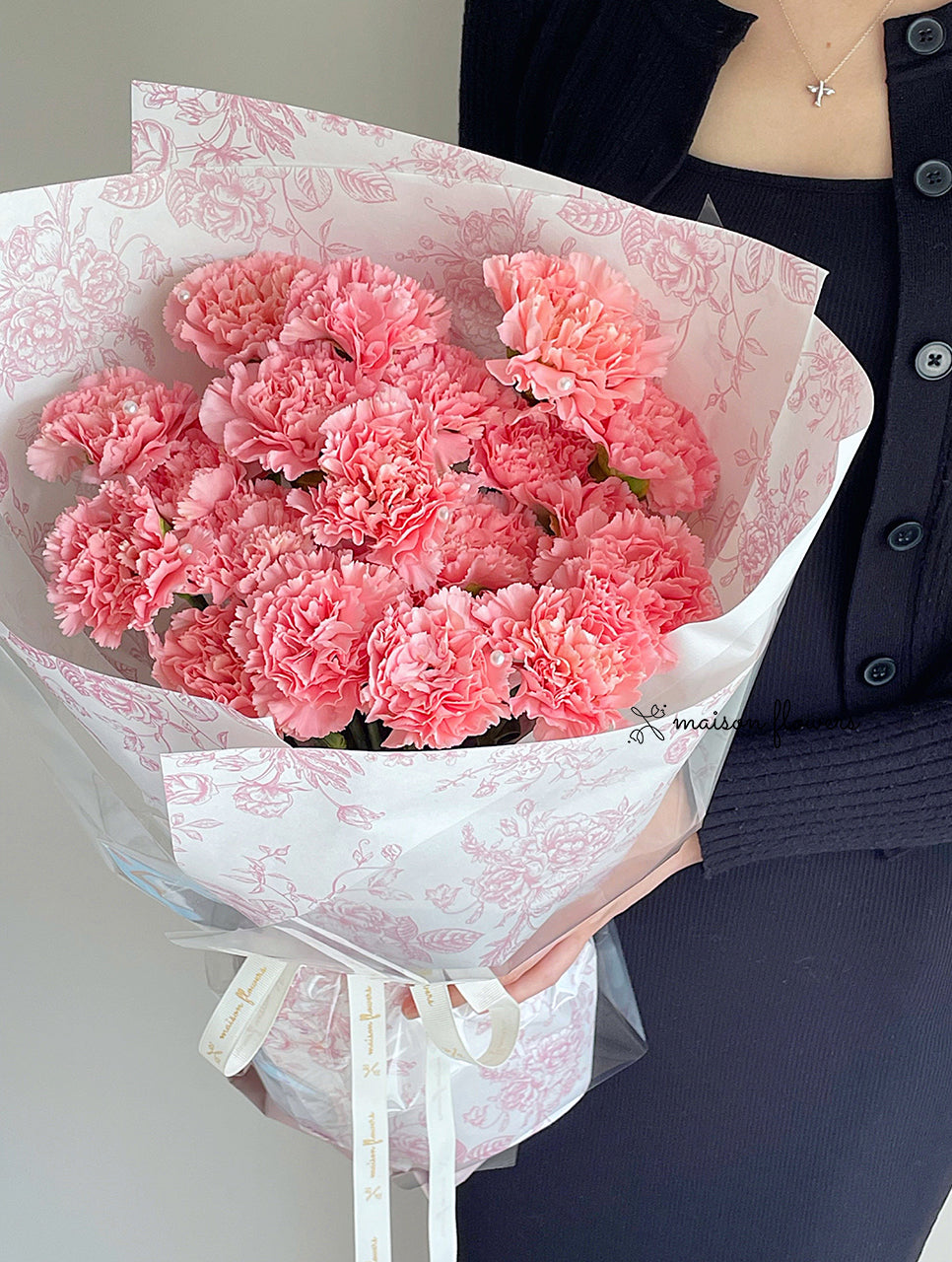 母親節花束，粉紅康乃馨