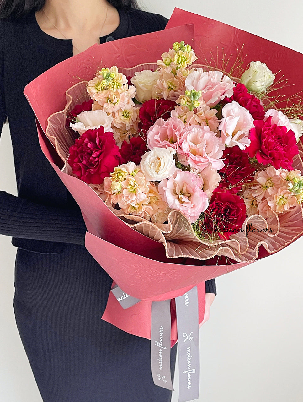 Mother's Day Bouquet, Red Carnation