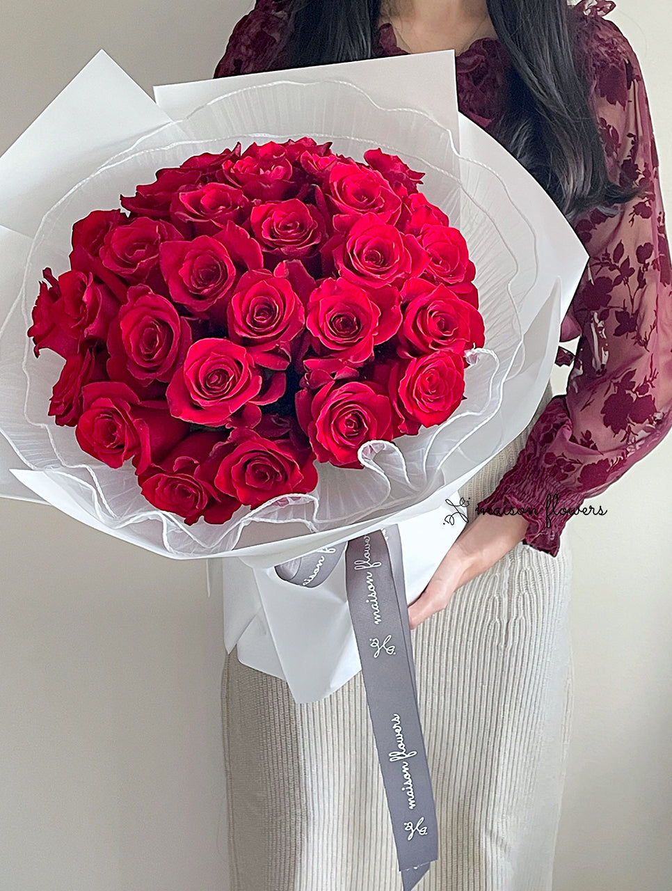 紅玫瑰花束,情人節玫瑰花束