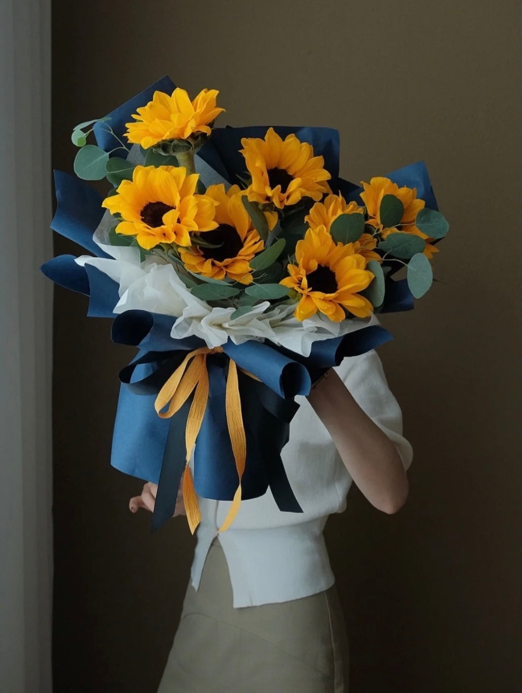 向日葵畢業花束,男生畢業花束