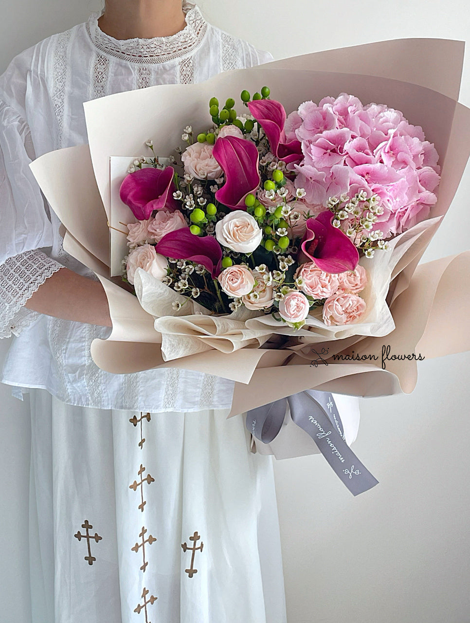 Hydrangea Bouquet, Calla Lily Bouquet