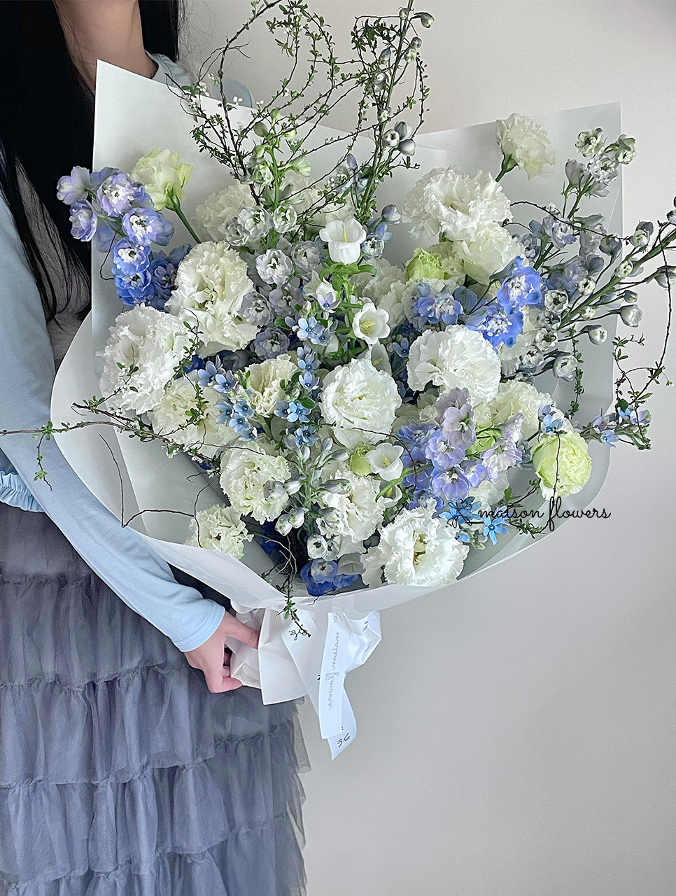 Hong Kong Send Flowers Blue Bouquet