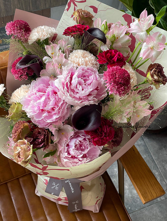 馬蹄蘭母親節花束