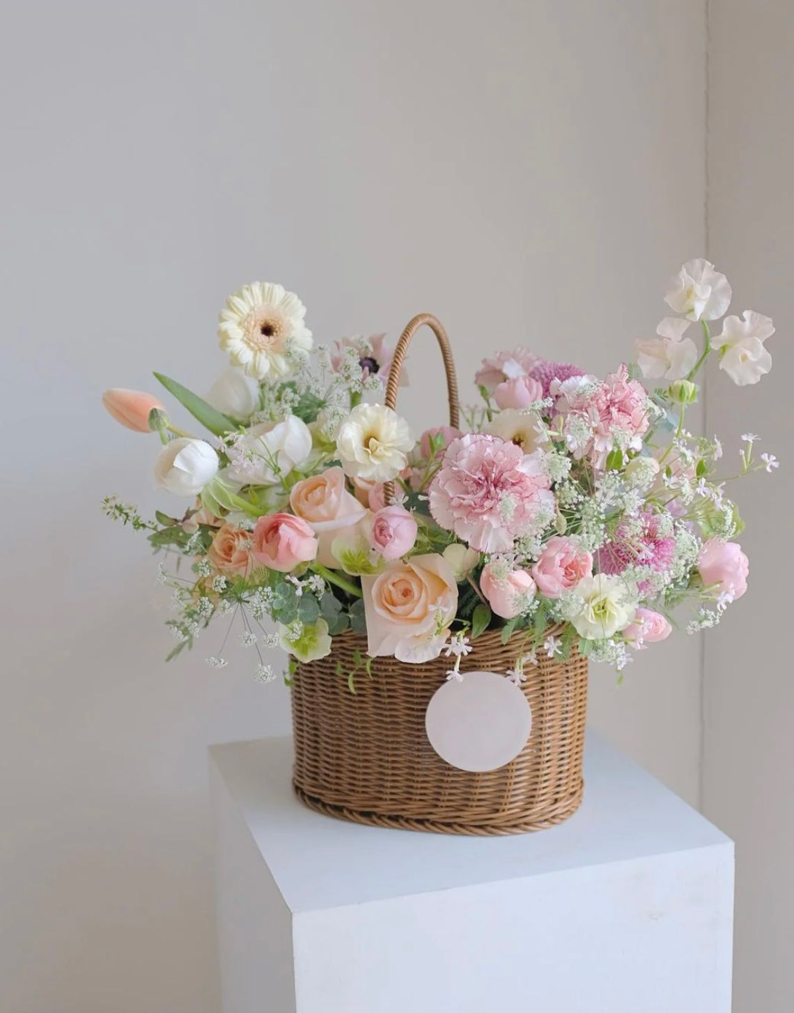 Small Flower Basket- Spring